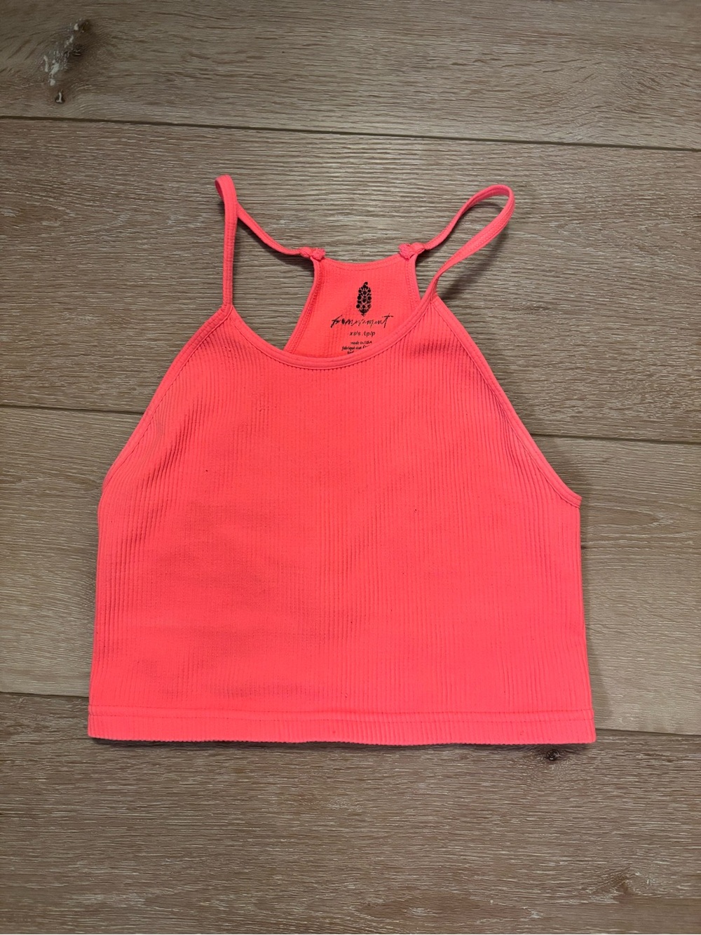 Free People Movement Ribbed Halter Crop Top